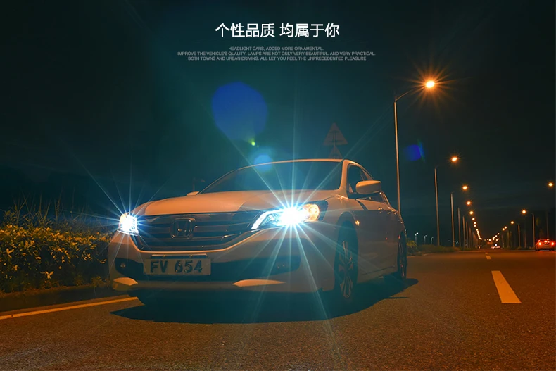 AKD Head Lamp for Honda Accord G9 LED Headlight 2013-2015 Headlights Accord DRL Turn Signal High Beam Angel Eye Projector Lens