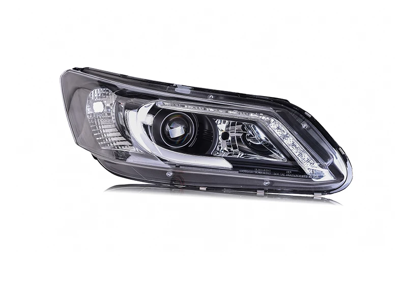 AKD Head Lamp for Honda Accord G9 LED Headlight 2013-2015 Headlights Accord DRL Turn Signal High Beam Angel Eye Projector Lens