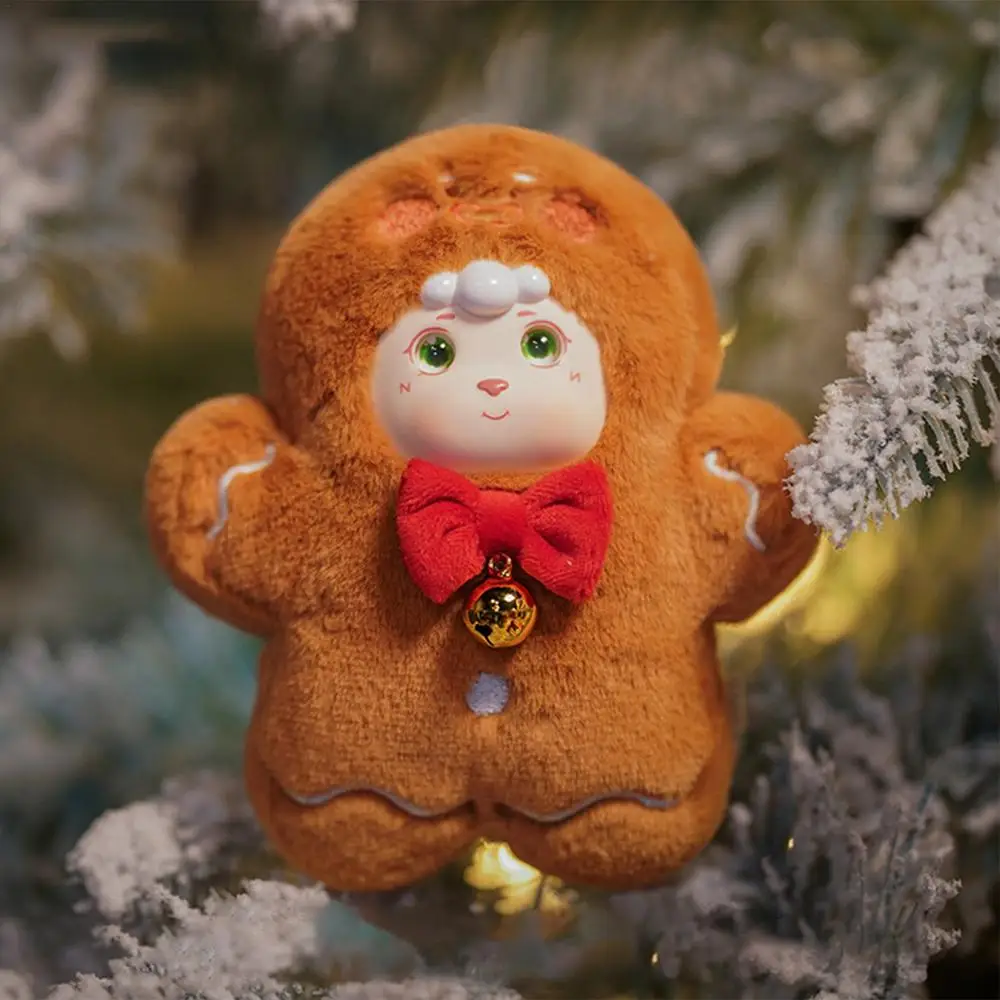Christmas Stuffed Doll Cute Plushie Santa Snowmen Elk Random Style Cartoon Doll Christmas Fantasy Series Plush Toys Home Decor