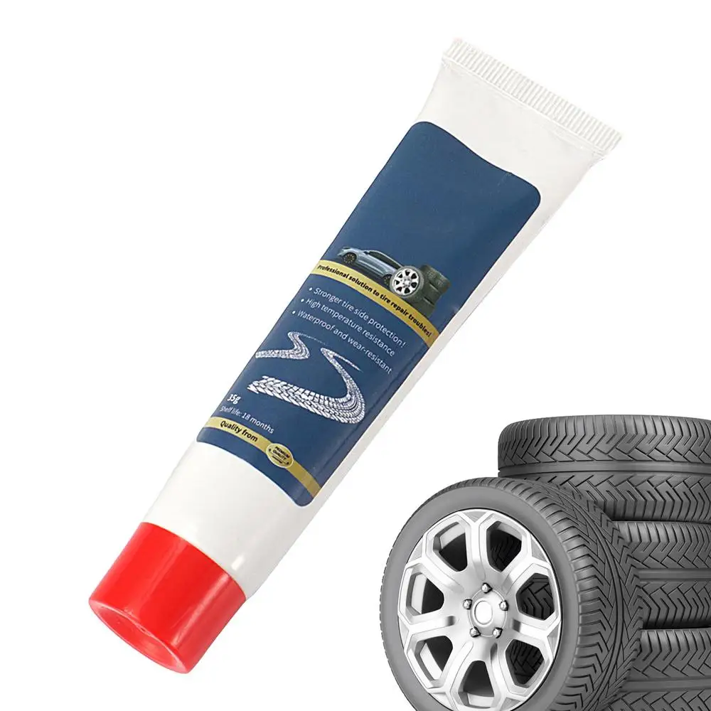 Automobile Tire Repairing Glue Tire Repair Glue Rubber Tube Puncture Kit Repair Cement Rubber Cold Patch Solution Motor Bicycle