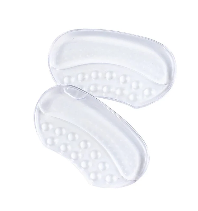 1Pair Heels Grips Silicone Heel Stickers for Women Men Anti Slip Heel Cushions Non-Slip Inserts Pads Foot Heel Care Protector
