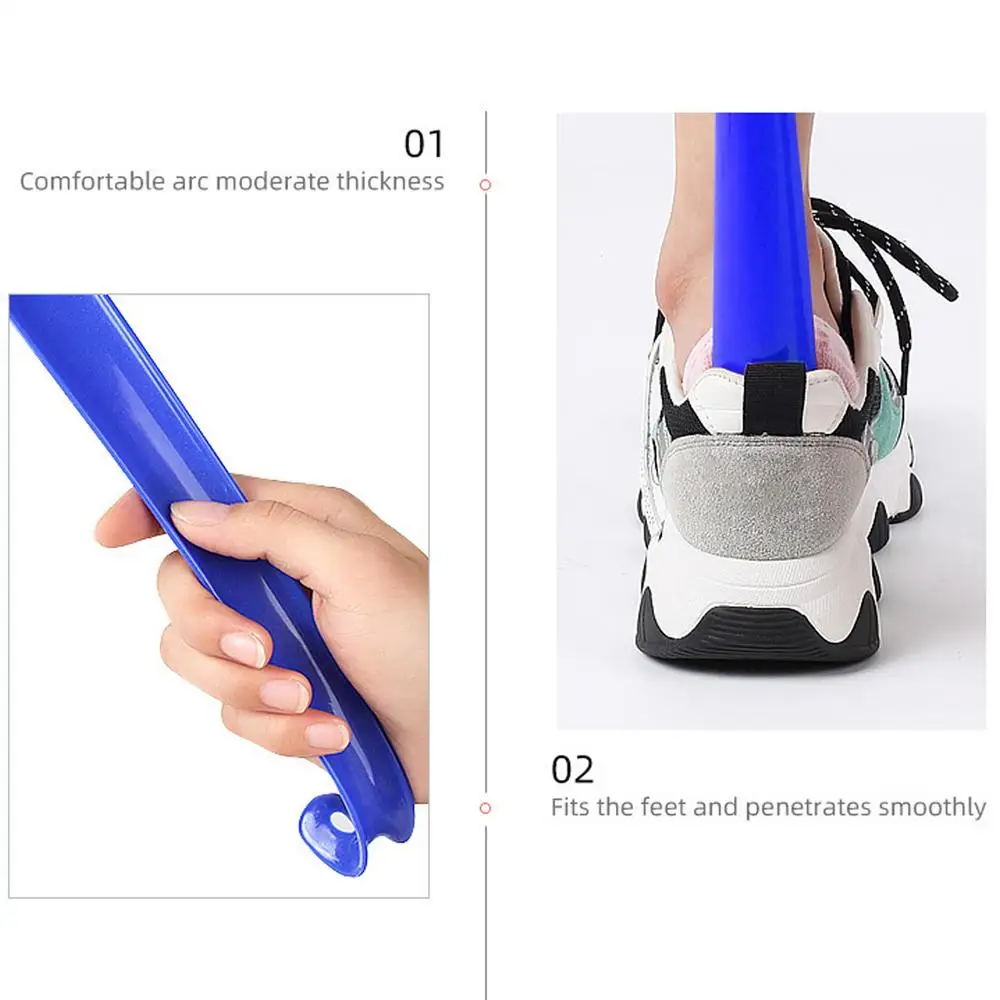 42.5CM Plastic Extra Long Shoehorn Hotel Household Shoe Wearer Shoes Lifter Lazy Does Not Bend Shoe Draw Helper Shoe Horn