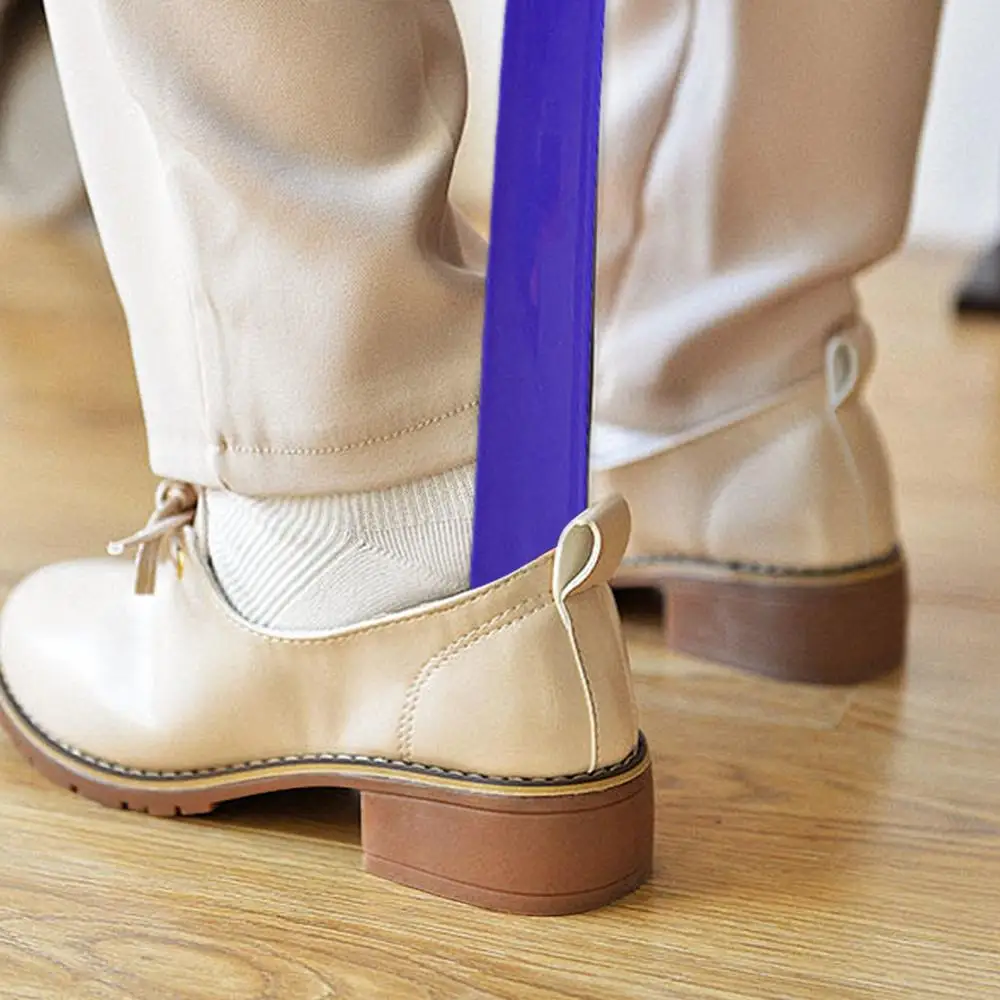 42.5CM Plastic Extra Long Shoehorn Hotel Household Shoe Wearer Shoes Lifter Lazy Does Not Bend Shoe Draw Helper Shoe Horn