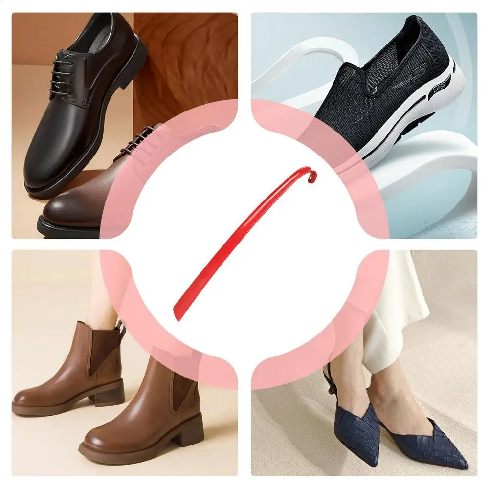 42.5CM Plastic Extra Long Shoehorn Hotel Household Shoe Wearer Shoes Lifter Lazy Does Not Bend Shoe Draw Helper Shoe Horn