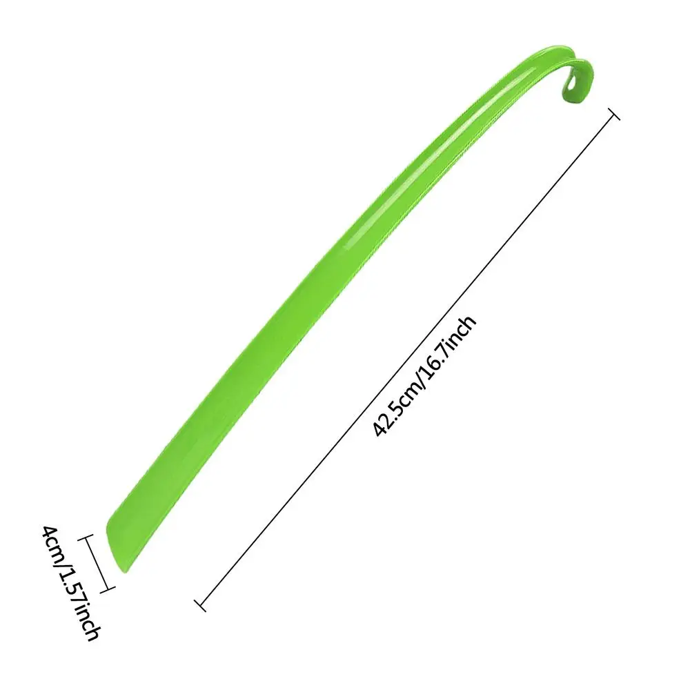 42.5CM Plastic Extra Long Shoehorn Hotel Household Shoe Wearer Shoes Lifter Lazy Does Not Bend Shoe Draw Helper Shoe Horn