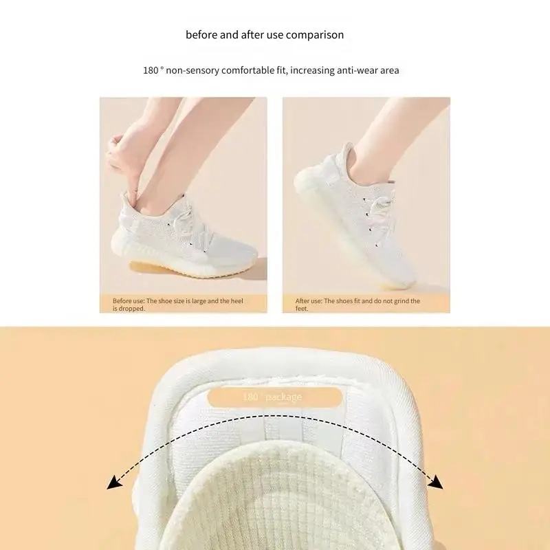 1/3/5Pairs Insoles For Shoes Patch Heel Pads Sport Winter Shoes Pads Back Sticker Adjustable Patches for Sneakers Cushion Insert