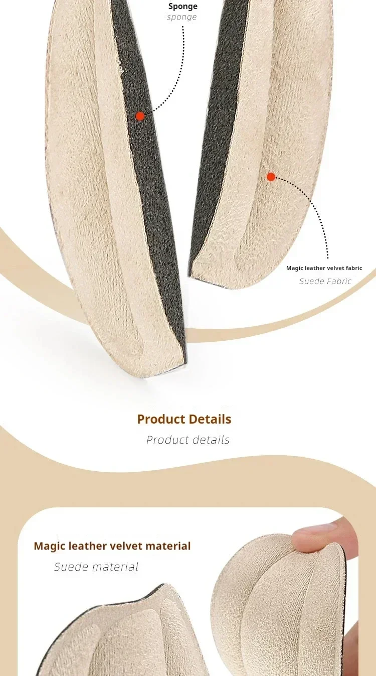 2Pcs/6Pcs/10Pcs NEW Adjustable non-slip heel-and-tongue insoles heel protection pads and adhesive forefoot care pads