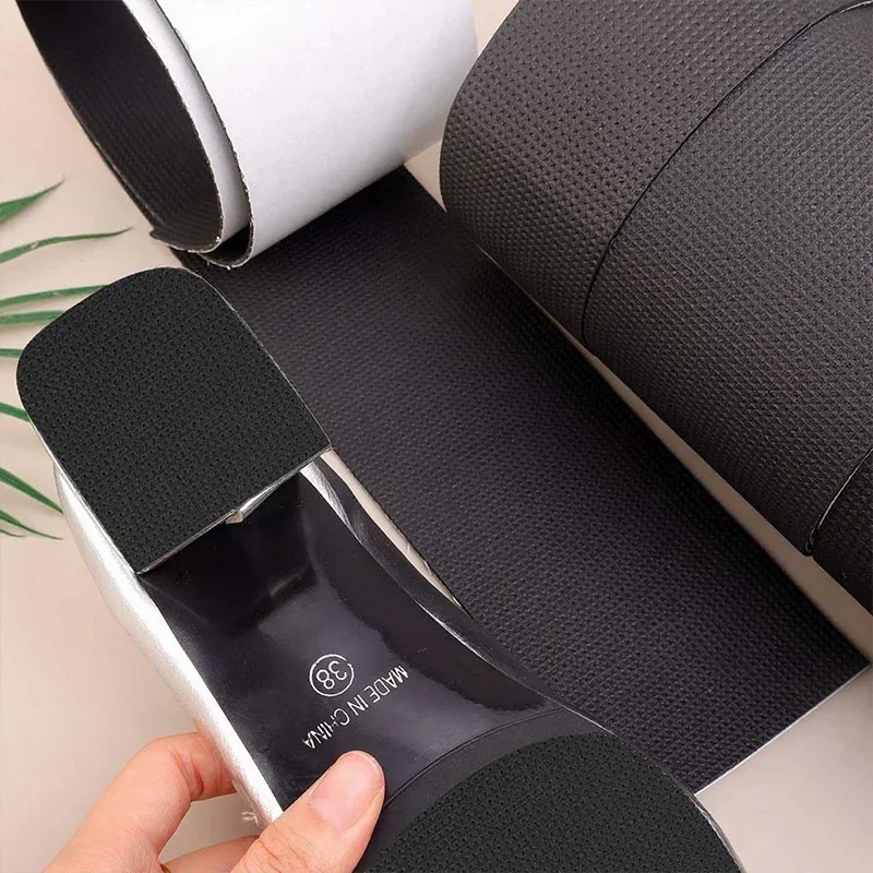 6/8/10CM Thick Non-Slip Wear-Resistant Shoe Sole Sticker-Anti Abrasion Heel Quieter Sound-Canceling Chunky Heel Protection 1Roll