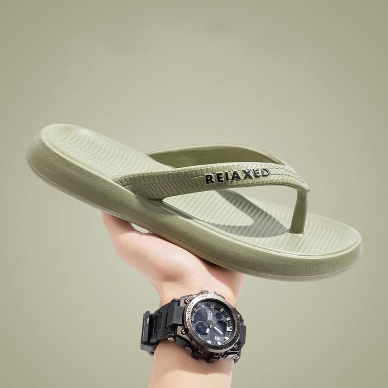 Summer Men's Flip-flops Indoor Outdoor Comfortable Beach Sandals Women Casual open toe Shoes House Flip Flops Home Shoes