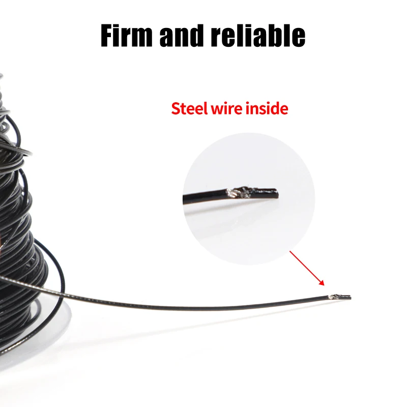100cm Metal Wire Swivel Rope Shoe Rope Sneaker Shoe Laces Turnbuckle Repair Part Steel Wire Rope Original Firm No Tie Shoe Rope