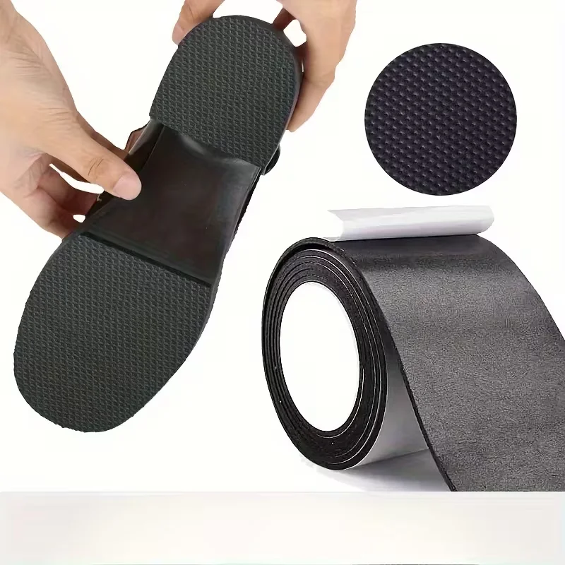 Self-Adhesive Shoe Sole Protector Non-Slip Noise-Reducing Repair Tape for High Heels Sneakers Sandals Anti-Wear Sticker