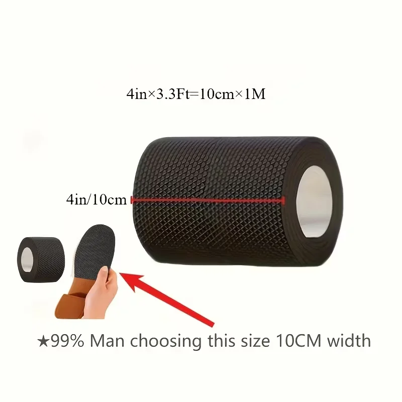 Self-Adhesive Shoe Sole Protector Non-Slip Noise-Reducing Repair Tape for High Heels Sneakers Sandals Anti-Wear Sticker