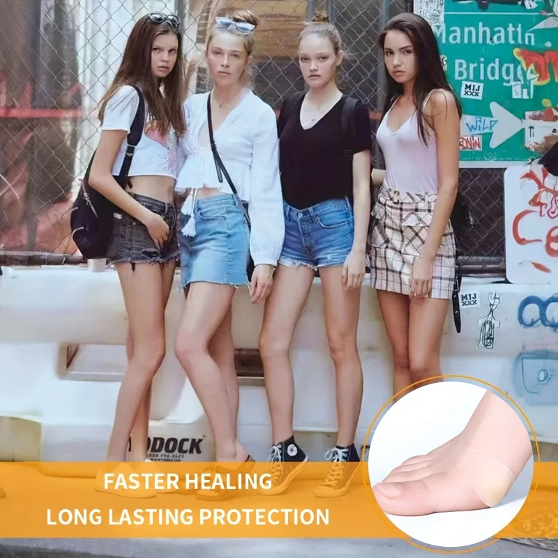 2-20pcs Invisible Adhesive Silicone Gel Blister Patches Hydrocolloid Foot Patch Heel Stickers for Heel Toe & Foot Skin Protectio
