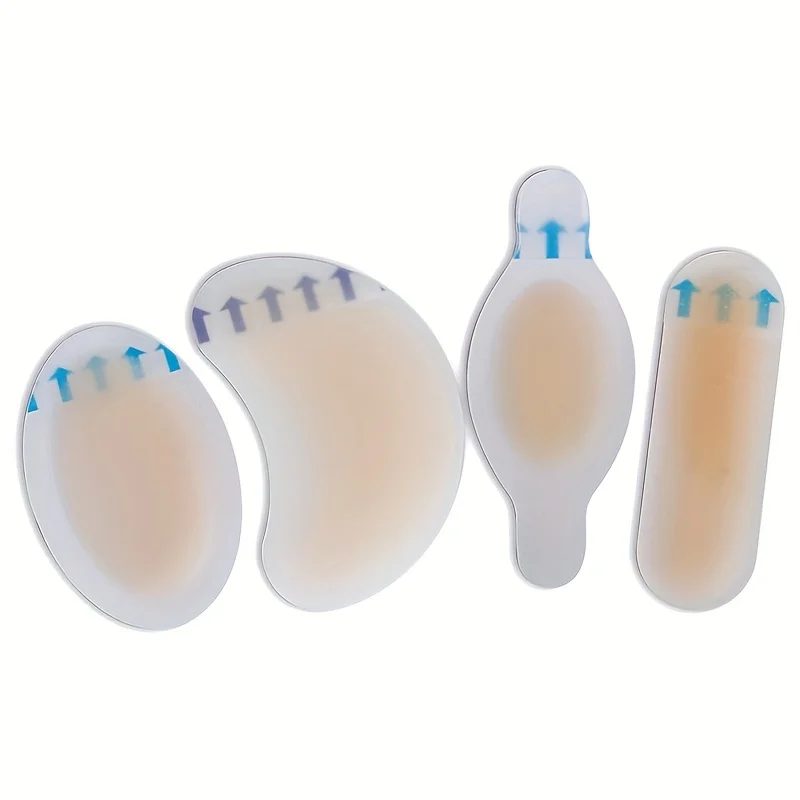 2-20pcs Invisible Adhesive Silicone Gel Blister Patches Hydrocolloid Foot Patch Heel Stickers for Heel Toe & Foot Skin Protectio