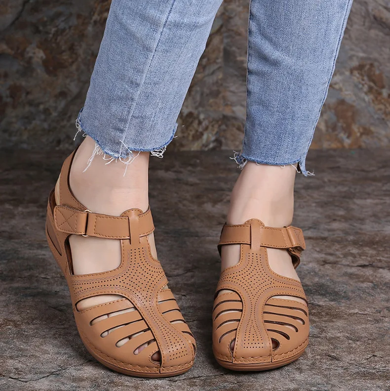 Women Sandals Bohemian Style Summer Shoes For Women Summer Sandals With Heels Gladiator Sandalias Mujer Elegant Wedges Shoes