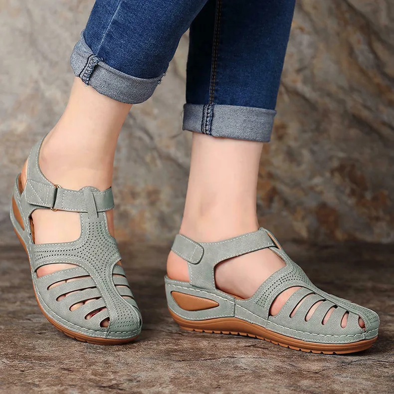 Women Sandals Bohemian Style Summer Shoes For Women Summer Sandals With Heels Gladiator Sandalias Mujer Elegant Wedges Shoes
