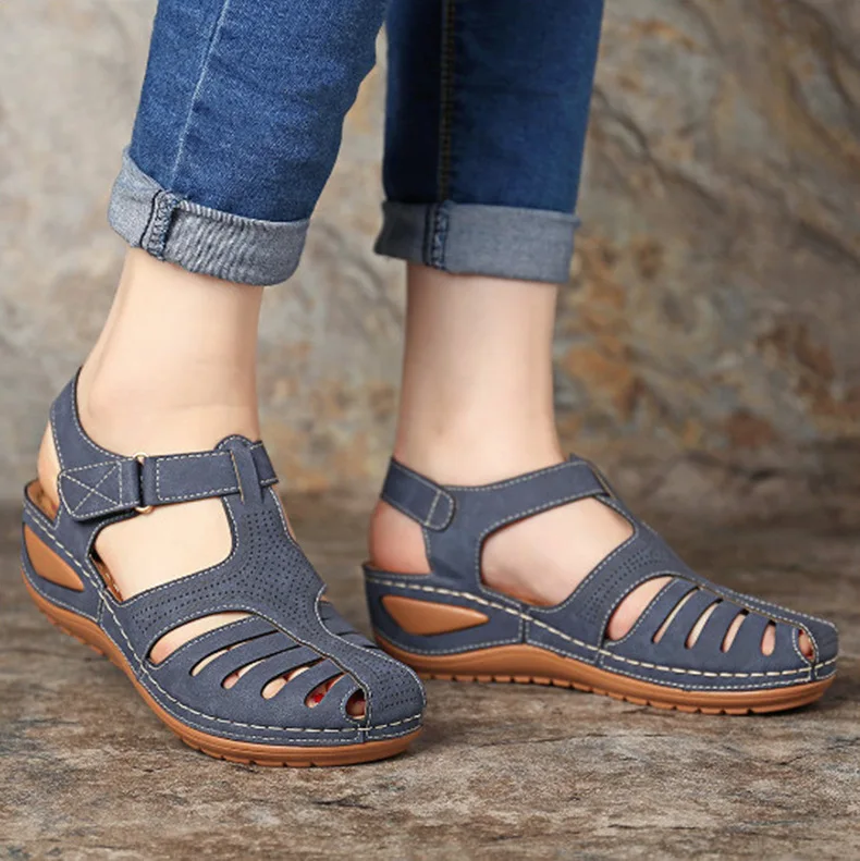 Women Sandals Bohemian Style Summer Shoes For Women Summer Sandals With Heels Gladiator Sandalias Mujer Elegant Wedges Shoes