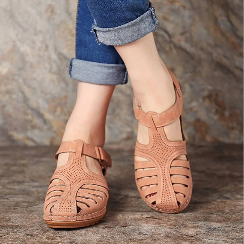 Women Sandals Bohemian Style Summer Shoes For Women Summer Sandals With Heels Gladiator Sandalias Mujer Elegant Wedges Shoes