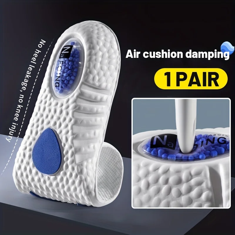 1 Pair Upgrade EVA Sports Shock Absorption Insole High Elastic Arch Support Orthopedic Shoes Pad for Men Women Feet Care