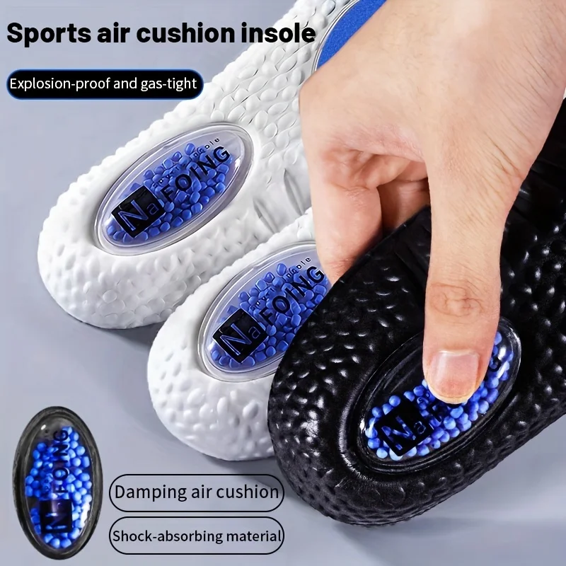 1 Pair Upgrade EVA Sports Shock Absorption Insole High Elastic Arch Support Orthopedic Shoes Pad for Men Women Feet Care