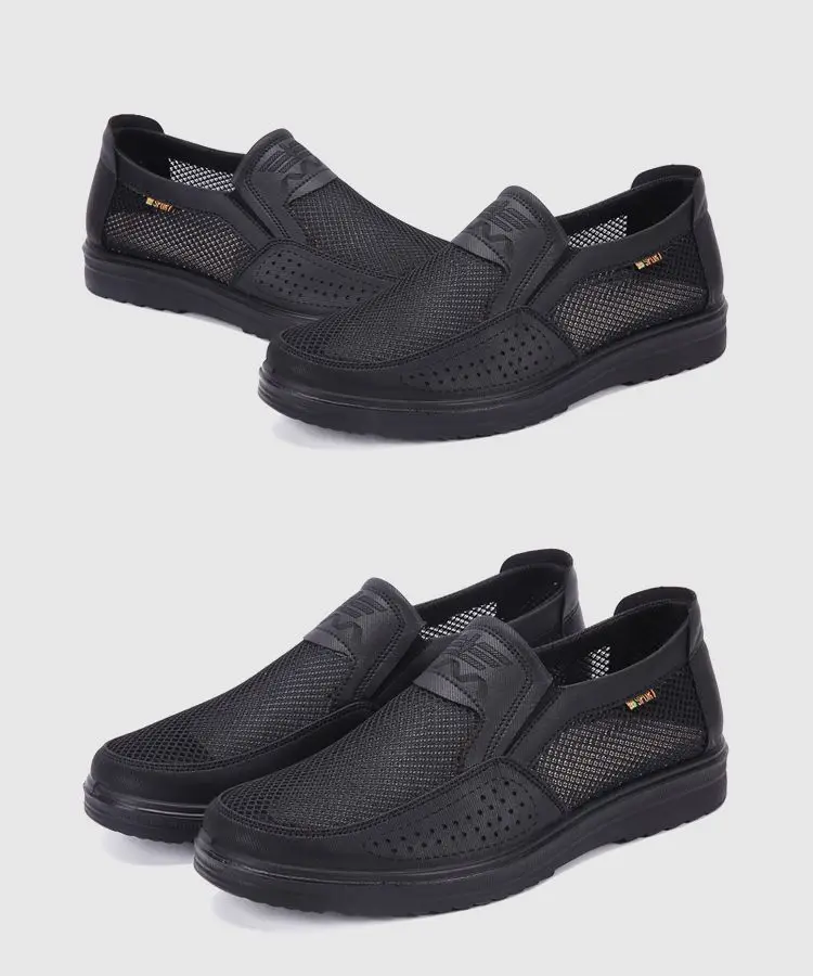Men's Shoes 2025 Summer Casual Sneakers Breathable Mesh Chunky Sole Affordable Free Shipping