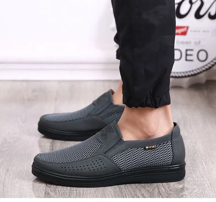Men's Shoes 2025 Summer Casual Sneakers Breathable Mesh Chunky Sole Affordable Free Shipping