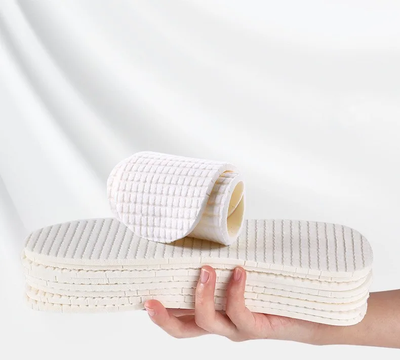 1Pair Latex Insoles for Shoes Soft Shoe Pads for Plantar Fasciitis Memory Foam Templates Pad Woman Man Step In The Shit Insole