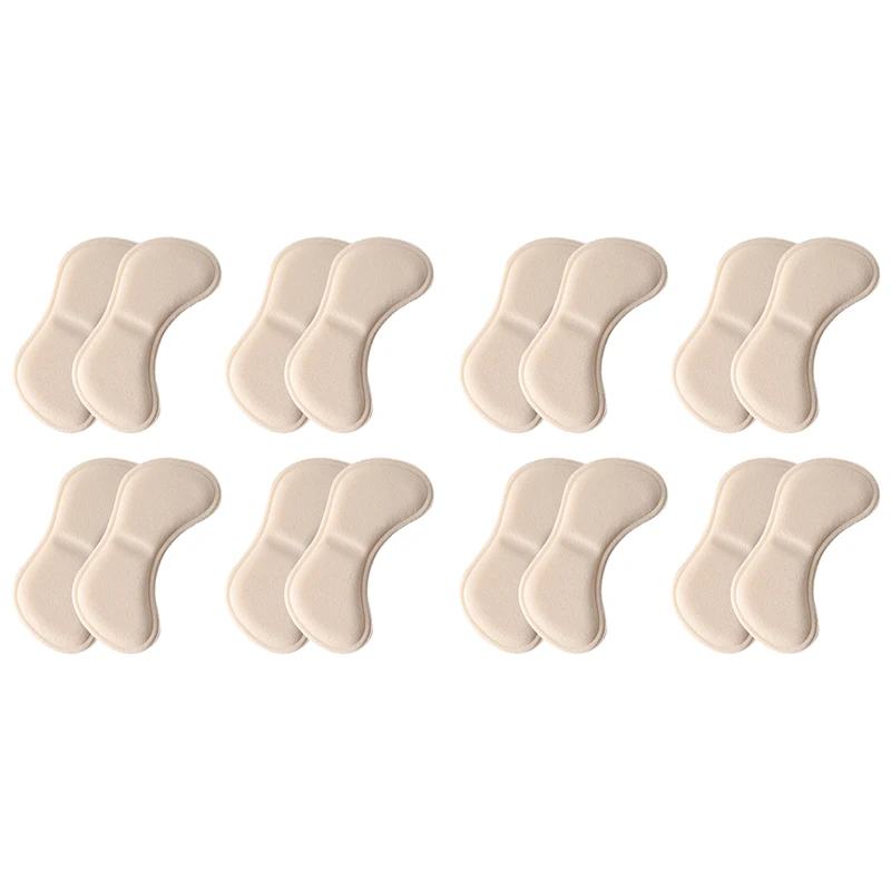 4 Pairs/8 Pairs Heel Insoles Pads Patch Pain Relief Anti-wear Cushion Feet Care Heel Protector Adhesive Back Sticker Insole