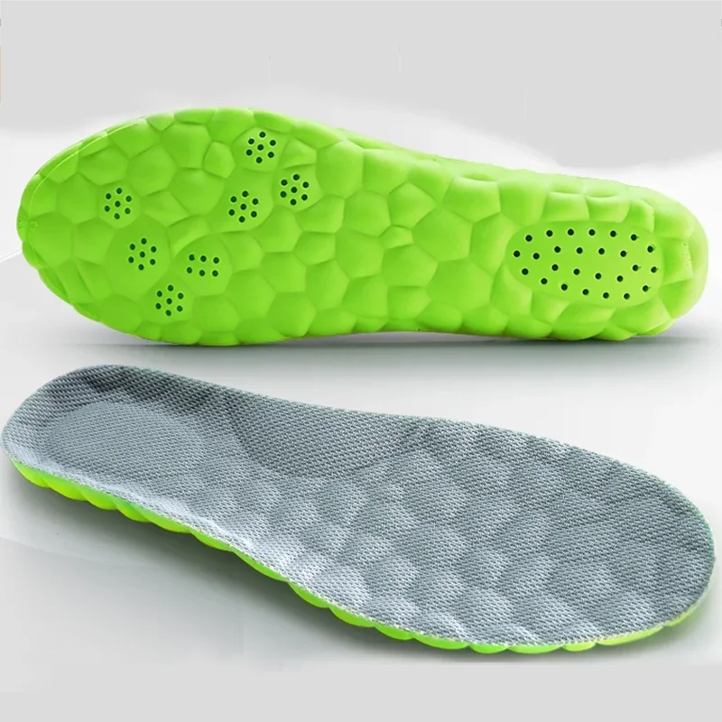 4D Sport Insoles for Men Women Soft High Elasticity Insole Running Shoes Pad Deodorant Orthopedic Arch Support Insert Cushion