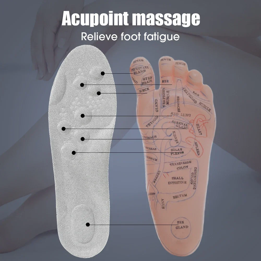 4D Sport Insoles for Men Women Soft High Elasticity Insole Running Shoes Pad Deodorant Orthopedic Arch Support Insert Cushion