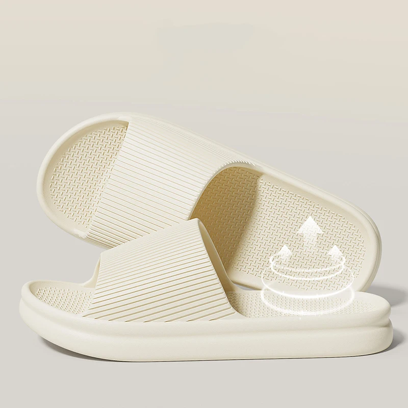 Big Size 48-49 Men Slippers Indoor Outdoor EVA Flat Sole Home Slippers For Women Man Soft Non-slip Couple Beach Shoes Sandals
