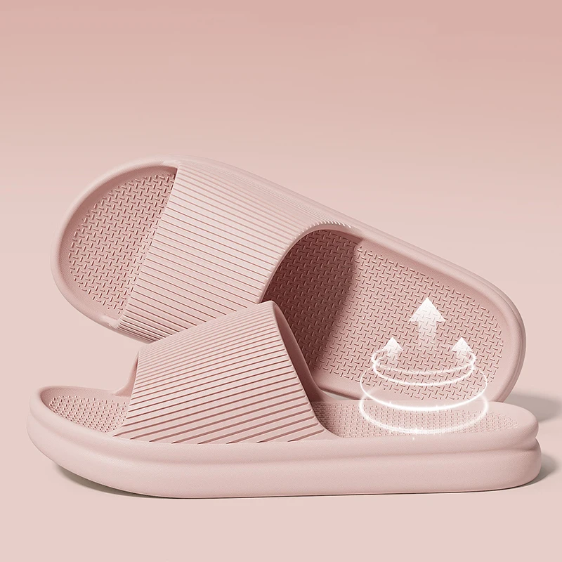 Big Size 48-49 Men Slippers Indoor Outdoor EVA Flat Sole Home Slippers For Women Man Soft Non-slip Couple Beach Shoes Sandals