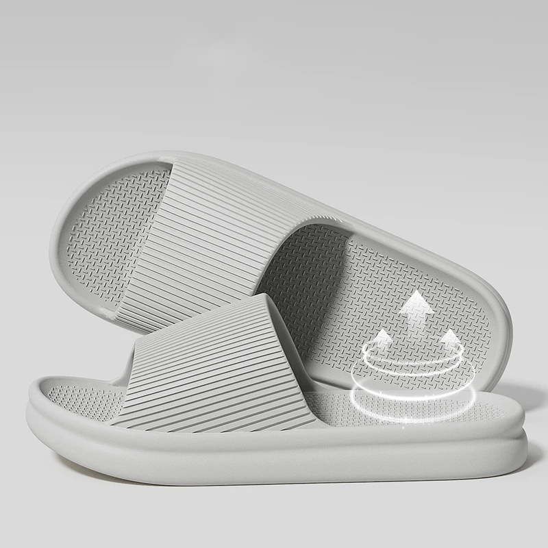 Big Size 48-49 Men Slippers Indoor Outdoor EVA Flat Sole Home Slippers For Women Man Soft Non-slip Couple Beach Shoes Sandals