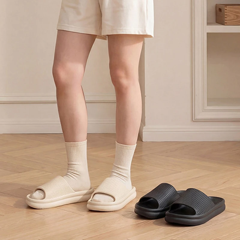 Big Size 48-49 Men Slippers Indoor Outdoor EVA Flat Sole Home Slippers For Women Man Soft Non-slip Couple Beach Shoes Sandals