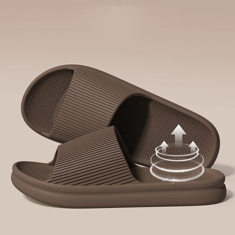 Big Size 48-49 Men Slippers Indoor Outdoor EVA Flat Sole Home Slippers For Women Man Soft Non-slip Couple Beach Shoes Sandals