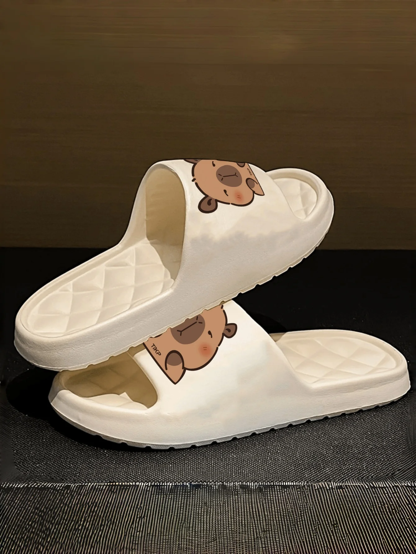 New Casual Innovative Design Animal-Themed Men's and Women's Shoes, Eva Soft-Soled Lightweight Home Slippers, High-Quality Exclusive Brand Slippers