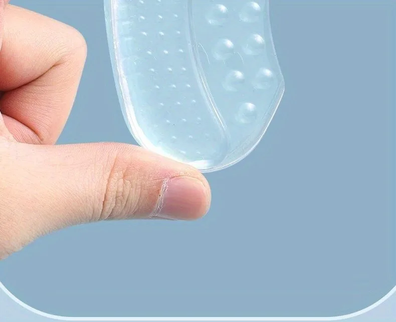 Invisible Heel Grips for Shoes, Comfortable Anti-Chafing Heel Pads, Slip-Resistant Heel Protectors, Half-Size Shoe Adjusters