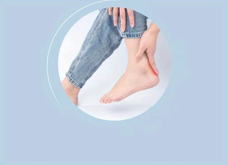 Invisible Heel Grips for Shoes, Comfortable Anti-Chafing Heel Pads, Slip-Resistant Heel Protectors, Half-Size Shoe Adjusters
