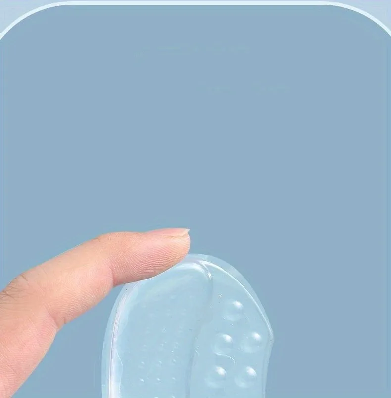 Invisible Heel Grips for Shoes, Comfortable Anti-Chafing Heel Pads, Slip-Resistant Heel Protectors, Half-Size Shoe Adjusters