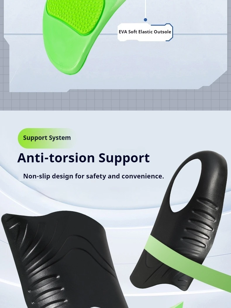 Flatfoot Orthopedic insoles Arch Support Shoe Insole Men Women Shock Absorption Shoe Sole Comfortable Running Sports Pads 1Pair