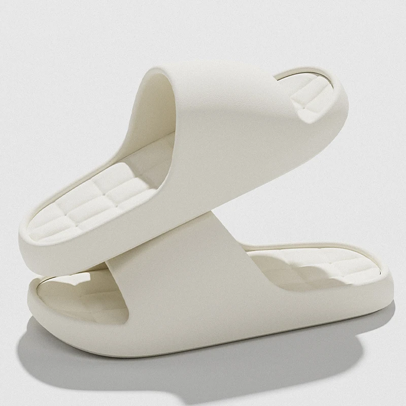 Man Fashion Slippers Solid Beach Sandals Summer Non Slip Lightweight Soft Unisex Slides Women Outdoor Indoor House Shoes