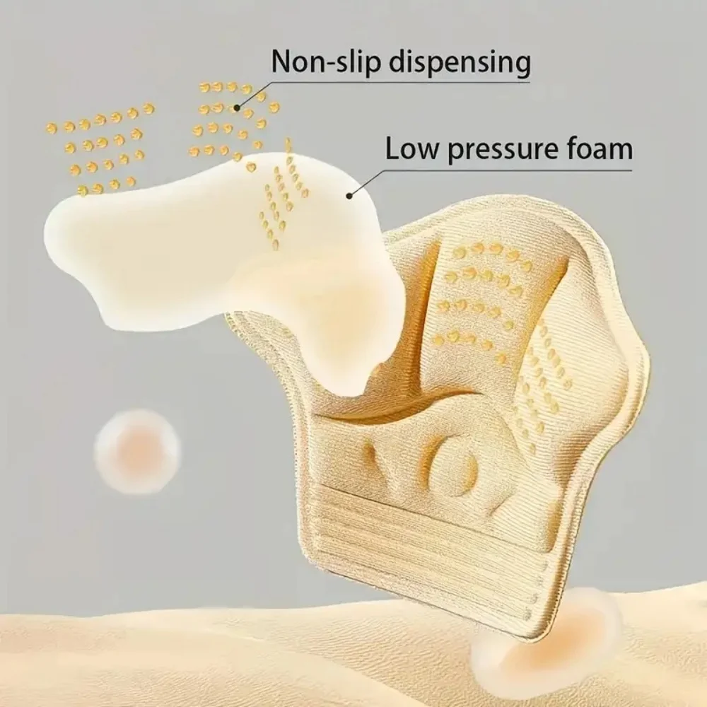 3Pair Heel Stickers Heel Protectors Sneakers Shrinking Size Insoles Anti-wear Feet Shoe Pads Adjust Size Heel Cushion Inserts