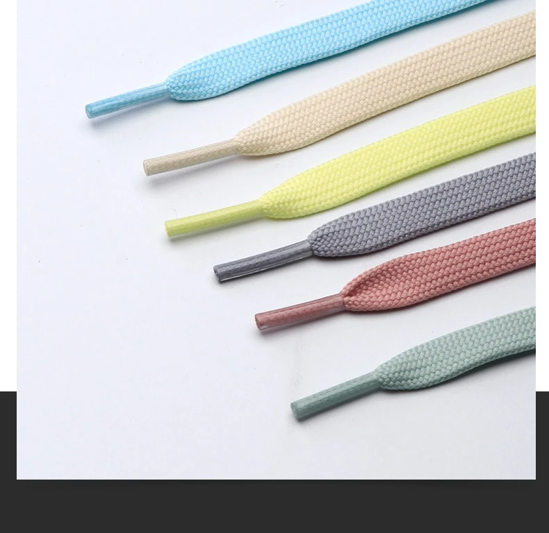 1Pair Sneakers Shoelaces Shoes Accessories Laces for Shoes Unisex Flat Shoe Lace Classic Shoelace Solid Color Shoe Strings
