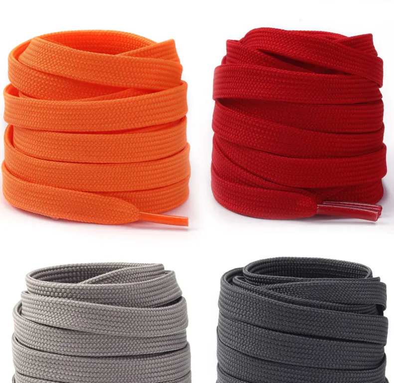 1Pair Sneakers Shoelaces Shoes Accessories Laces for Shoes Unisex Flat Shoe Lace Classic Shoelace Solid Color Shoe Strings