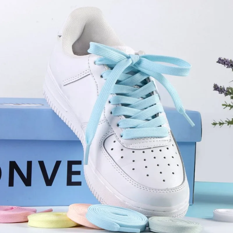 1Pair Sneakers Shoelaces Shoes Accessories Laces for Shoes Unisex Flat Shoe Lace Classic Shoelace Solid Color Shoe Strings