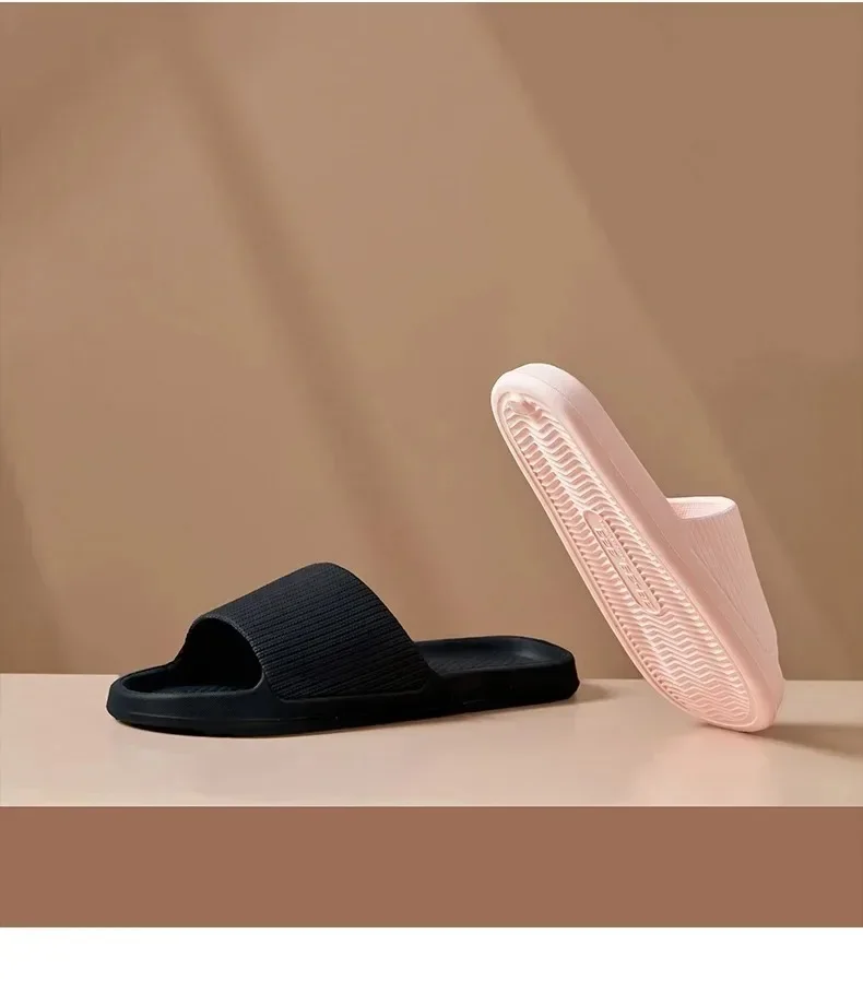 Non-slip EVA Soft Sole Massage Shower Shoes for Women Men Couples Waterproof Home Leisure Fashion Bathroom Slippers