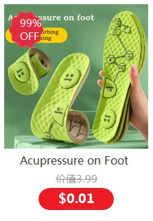 1Pair 4D Soft Shoes Insoles for Feet Plantar Fasciitis Insole Arch Support Orthopedic Inserts Sports Shock Absorption Shoe Pads