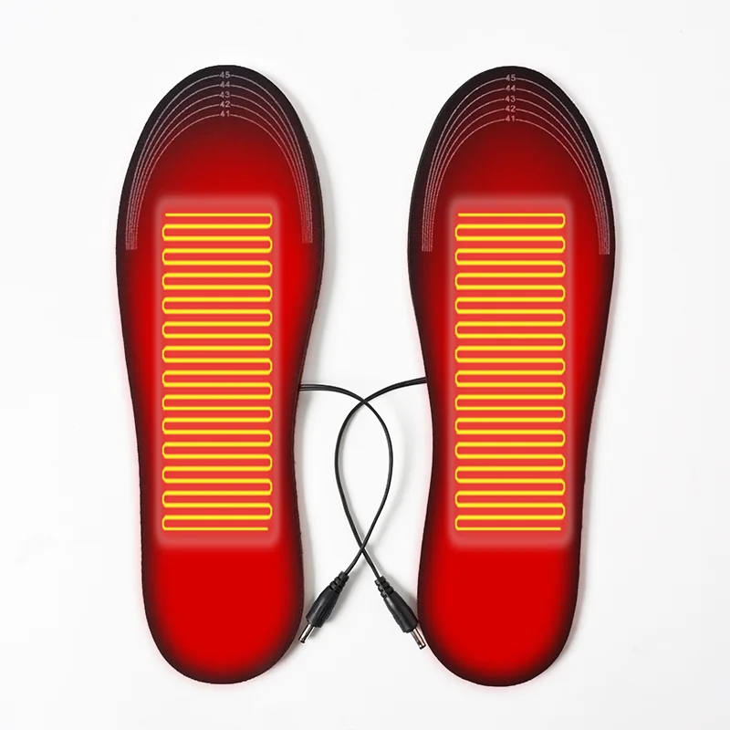 Insoles Heated USB Electric Foot Warming Pad Feet Warmer Pad Mat Winter Outdoor Sports Heating Insoles Winter Warm