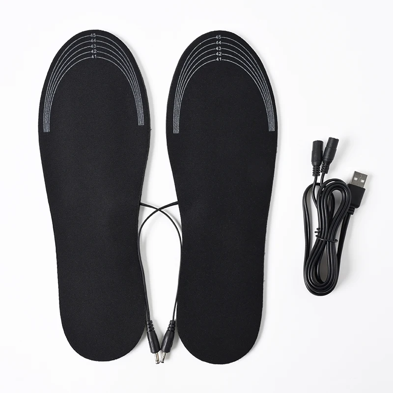 Insoles Heated USB Electric Foot Warming Pad Feet Warmer Pad Mat Winter Outdoor Sports Heating Insoles Winter Warm