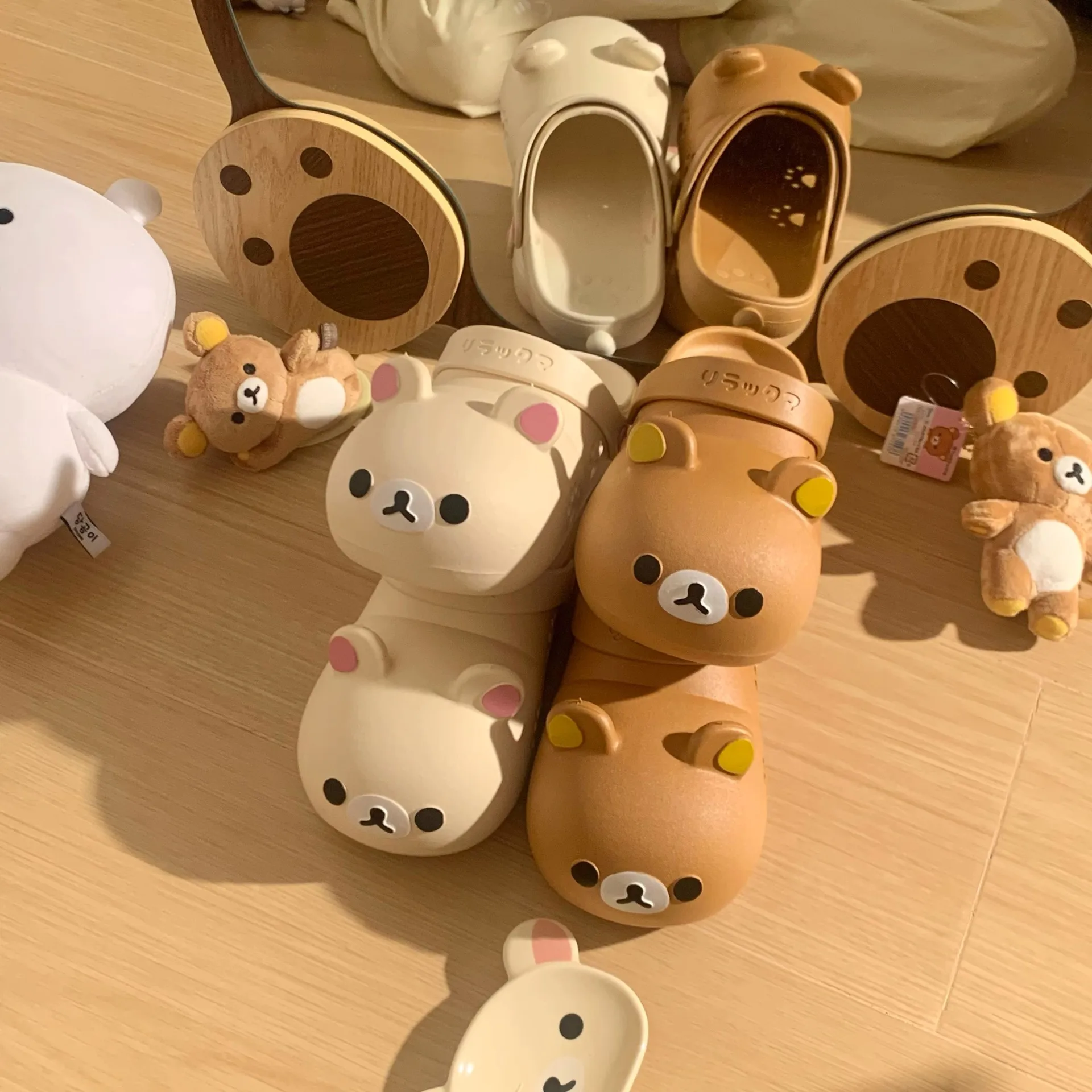 Summer girl wind easy bear hole shoes non-slip deodorant cute female summer wear bag head cool slippers female